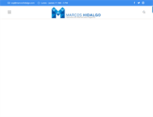 Tablet Screenshot of marcoshidalgo.com